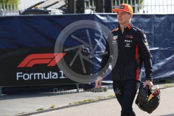 World © Octane Photographic Ltd. Formula 1 – Italian GP - Paddock. Aston Martin Red Bull Racing RB15 – Max Verstappen. Autodromo Nazionale Monza, Monza, Italy. Saturday 7th September 2019.