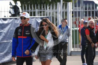 World © Octane Photographic Ltd. Formula 1 – Italian GP - Paddock. Scuderia Toro Rosso - Pierre Gasly. Autodromo Nazionale Monza, Monza, Italy. Saturday 7th September 2019.