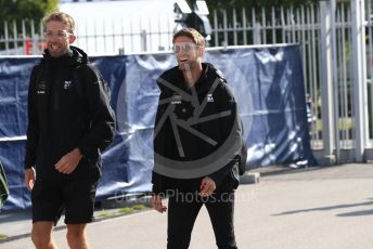 World © Octane Photographic Ltd. Formula 1 – Italian GP - Paddock. Rich Energy Haas F1 Team VF19 – Romain Grosjean. Autodromo Nazionale Monza, Monza, Italy. Saturday 7th September 2019.