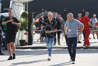 World © Octane Photographic Ltd. Formula 1 – Italian GP - Paddock. Rich Energy Haas F1 Team VF19 – Kevin Magnussen. Autodromo Nazionale Monza, Monza, Italy. Saturday 7th September 2019.