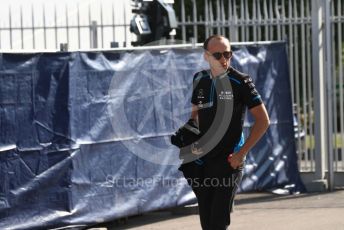 World © Octane Photographic Ltd. Formula 1 – Italian GP - Paddock. ROKiT Williams Racing FW42 – Robert Kubica. Autodromo Nazionale Monza, Monza, Italy. Saturday 7th September 2019.