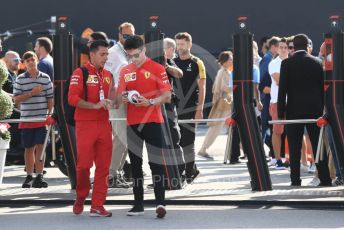 World © Octane Photographic Ltd. Formula 1 – Italian GP - Paddock. Scuderia Ferrari SF90 – Charles Leclerc. Autodromo Nazionale Monza, Monza, Italy. Saturday 7th September 2019.