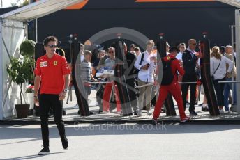 World © Octane Photographic Ltd. Formula 1 – Italian GP - Paddock. Scuderia Ferrari SF90 – Charles Leclerc. Autodromo Nazionale Monza, Monza, Italy. Saturday 7th September 2019.