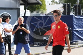 World © Octane Photographic Ltd. Formula 1 – Italian GP - Paddock. Scuderia Ferrari SF90 – Charles Leclerc. Autodromo Nazionale Monza, Monza, Italy. Saturday 7th September 2019.