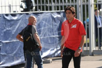 World © Octane Photographic Ltd. Formula 1 - Italian GP - Paddock. Giuliano Alesi - Ferrari Driver Academy. Autodromo Nazionale Monza, Monza, Italy. Saturday 7th September 2019.