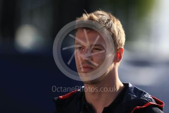 World © Octane Photographic Ltd. Formula 1 – Italian GP - Paddock. Scuderia Toro Rosso STR14 – Daniil Kvyat. Autodromo Nazionale Monza, Monza, Italy. Sunday 8th September 2019.