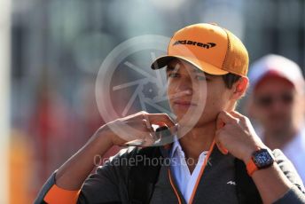 World © Octane Photographic Ltd. Formula 1 – Italian GP - Paddock. McLaren MCL34 – Lando Norris. Autodromo Nazionale Monza, Monza, Italy. Sunday 8th September 2019.