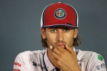World © Octane Photographic Ltd. Formula 1 – Italian GP. FIA Drivers Press Conference. Alfa Romeo Racing – Antonio Giovinazzi. Autodromo Nazionale Monza, Monza, Italy. Thursday 4th September 2019.