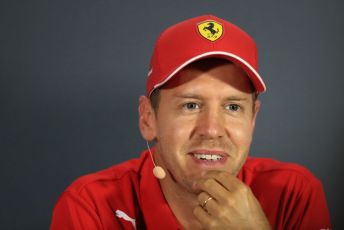 World © Octane Photographic Ltd. Formula 1 – Italian GP. FIA Drivers Press Conference. Scuderia Ferrari – Sebastian Vettel. Autodromo Nazionale Monza, Monza, Italy. Thursday 4th September 2019.