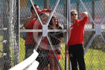 World © Octane Photographic Ltd. Formula 1 – Italian GP - Track walk. Scuderia Ferrari SF90 – Sebastian Vettel. Autodromo Nazionale Monza, Monza, Italy. Thursday 4th September 2019.