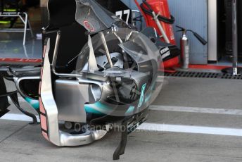 World © Octane Photographic Ltd. Formula 1 – Italian GP - Pit Lane. Mercedes AMG Petronas Motorsport AMG F1 W10 EQ Power+. Autodromo Nazionale Monza, Monza, Italy. Thursday 4th September 2019.