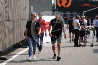 World © Octane Photographic Ltd. Formula 1 – Italian GP - Paddock. Rich Energy Haas F1 Team VF19 – Kevin Magnussen. Autodromo Nazionale Monza, Monza, Italy. Thursday 4th September 2019.