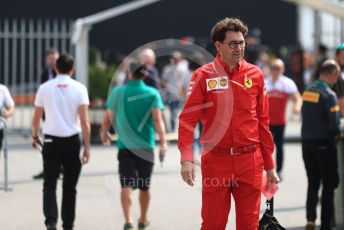 World © Octane Photographic Ltd. Formula 1 - Italian GP - Paddock. Mattia Binotto – Team Principal of Scuderia Ferrari. Autodromo Nazionale Monza, Monza, Italy. Thursday 4th September 2019.