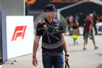World © Octane Photographic Ltd. Formula 1 – Italian GP - Paddock. Aston Martin Red Bull Racing RB15 – Max Verstappen. Autodromo Nazionale Monza, Monza, Italy. Thursday 4th September 2019.