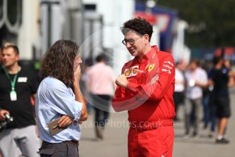 World © Octane Photographic Ltd. Formula 1 - Italian GP - Paddock. Mattia Binotto – Team Principal of Scuderia Ferrari. Autodromo Nazionale Monza, Monza, Italy. Thursday 4th September 2019.