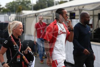 World © Octane Photographic Ltd. Formula 1 – Italian GP - Paddock. Mercedes AMG Petronas Motorsport AMG F1 W10 EQ Power+ - Lewis Hamilton. Autodromo Nazionale Monza, Monza, Italy. Thursday 4th September 2019.
