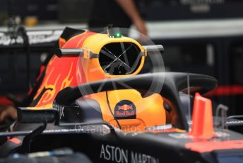 World © Octane Photographic Ltd. Formula 1 – Italian GP - Pit Lane. Aston Martin Red Bull Racing RB15. Autodromo Nazionale Monza, Monza, Italy. Thursday 4th September 2019.
