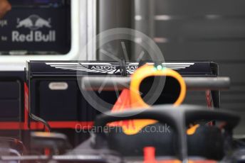 World © Octane Photographic Ltd. Formula 1 – Italian GP - Pit Lane. Aston Martin Red Bull Racing RB15. Autodromo Nazionale Monza, Monza, Italy. Thursday 4th September 2019.