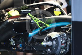 World © Octane Photographic Ltd. Formula 1 – Italian GP - Pit Lane. Mercedes AMG Petronas Motorsport AMG F1 W10 EQ Power+. Autodromo Nazionale Monza, Monza, Italy. Thursday 4th September 2019.