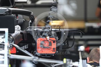 World © Octane Photographic Ltd. Formula 1 – Italian GP - Pit lane. Rich Energy Haas F1 Team VF19. Autodromo Nazionale Monza, Monza, Italy. Thursday 4th September 2019.