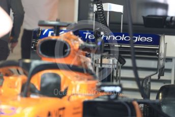 World © Octane Photographic Ltd. Formula 1 – Italian GP - Pit lane. McLaren MCL34. Autodromo Nazionale Monza, Monza, Italy. Thursday 4th September 2019.