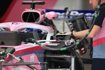 World © Octane Photographic Ltd. Formula 1 – Italian GP - Pit lane. SportPesa Racing Point RP19. Autodromo Nazionale Monza, Monza, Italy. Thursday 4th September 2019.