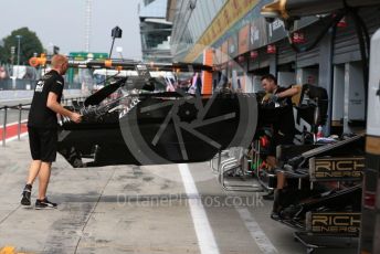 World © Octane Photographic Ltd. Formula 1 – Italian GP - Paddock. Rich Energy Haas F1 Team VF19. Autodromo Nazionale Monza, Monza, Italy. Thursday 4th September 2019.