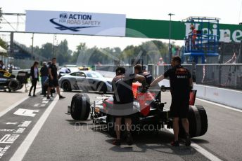 World © Octane Photographic Ltd. Formula 1 – Italian GP - Pit lane. Aston Martin Red Bull Racing RB15. Autodromo Nazionale Monza, Monza, Italy. Thursday 4th September 2019.