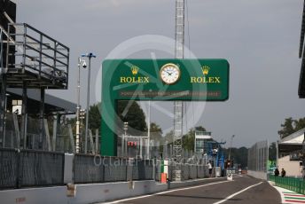 World © Octane Photographic Ltd. Formula 1 – Italian GP - Pit lane exit. Autodromo Nazionale Monza, Monza, Italy. Thursday 4th September 2019.