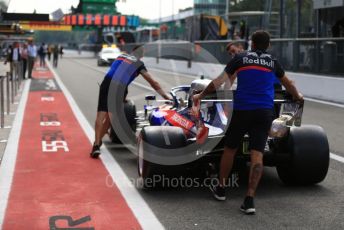 World © Octane Photographic Ltd. Formula 1 – Italian GP - Pit lane. Scuderia Toro Rosso STR14. Autodromo Nazionale Monza, Monza, Italy. Thursday 4th September 2019.