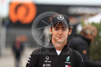 World © Octane Photographic Ltd. Formula 1 - Italian GP - Paddock. Esteban Gutierrez - Simulator Driver for Mercedes. Autodromo Nazionale Monza, Monza, Italy. Friday 6th September 2019.