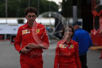 World © Octane Photographic Ltd. Formula 1 - Italian GP - Paddock. Mattia Binotto – Team Principal of Scuderia Ferrari. Autodromo Nazionale Monza, Monza, Italy. Friday 6th September 2019.