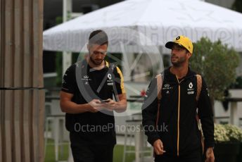 World © Octane Photographic Ltd. Formula 1 – Italian GP - Paddock. Renault Sport F1 Team RS19 – Daniel Ricciardo. Autodromo Nazionale Monza, Monza, Italy. Friday 6th September 2019.