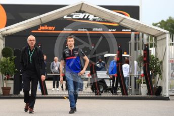 World © Octane Photographic Ltd. Formula 1 – Italian GP - Paddock. Scuderia Toro Rosso STR14 – Daniil Kvyat. Autodromo Nazionale Monza, Monza, Italy. Friday 6th September 2019.