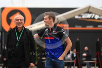 World © Octane Photographic Ltd. Formula 1 – Italian GP - Paddock. Scuderia Toro Rosso STR14 – Daniil Kvyat. Autodromo Nazionale Monza, Monza, Italy. Friday 6th September 2019.