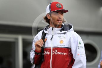 World © Octane Photographic Ltd. Formula 1 – Italian GP - Paddock. Alfa Romeo Racing C38 – Antonio Giovinazzi. Autodromo Nazionale Monza, Monza, Italy. Friday 6th September 2019.