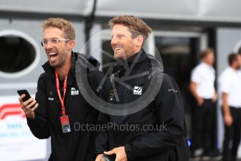 World © Octane Photographic Ltd. Formula 1 – Italian GP - Paddock. Rich Energy Haas F1 Team VF19 – Romain Grosjean. Autodromo Nazionale Monza, Monza, Italy. Friday 6th September 2019.