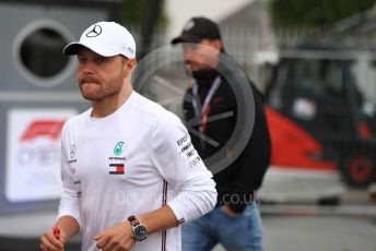 World © Octane Photographic Ltd. Formula 1 – Italian GP - Paddock. Mercedes AMG Petronas Motorsport AMG F1 W10 EQ Power+ - Valtteri Bottas. Autodromo Nazionale Monza, Monza, Italy. Friday 6th September 2019.