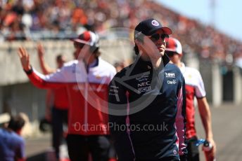 World © Octane Photographic Ltd. Formula 1 – Japanese GP - Drivers’ Parade. SportPesa Racing Point RP19 – Lance Stroll. Suzuka Circuit, Suzuka, Japan. Sunday 13th October 2019.