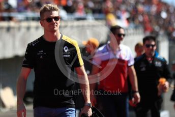 World © Octane Photographic Ltd. Formula 1 – Japanese GP - Drivers’ Parade. Renault Sport F1 Team RS19 – Nico Hulkenberg. Suzuka Circuit, Suzuka, Japan. Sunday 13th October 2019.