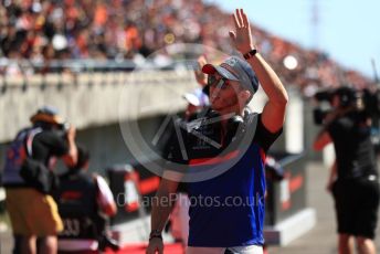 World © Octane Photographic Ltd. Formula 1 – Japanese GP - Drivers’ Parade. Scuderia Toro Rosso - Pierre Gasly. Suzuka Circuit, Suzuka, Japan. Sunday 13th October 2019.