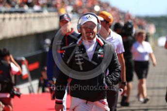 World © Octane Photographic Ltd. Formula 1 – Japanese GP - Drivers’ Parade. Mercedes AMG Petronas Motorsport AMG F1 W10 EQ Power+ - Valtteri Bottas. Suzuka Circuit, Suzuka, Japan. Sunday 13th October 2019.