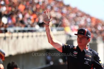 World © Octane Photographic Ltd. Formula 1 – Japanese GP - Drivers’ Parade. Aston Martin Red Bull Racing RB15 – Max Verstappen. Suzuka Circuit, Suzuka, Japan. Sunday 13th October 2019.