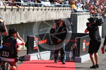 World © Octane Photographic Ltd. Formula 1 – Japanese GP - Drivers’ Parade. Mercedes AMG Petronas Motorsport AMG F1 W10 EQ Power+ - Lewis Hamilton. Suzuka Circuit, Suzuka, Japan. Sunday 13th October 2019.