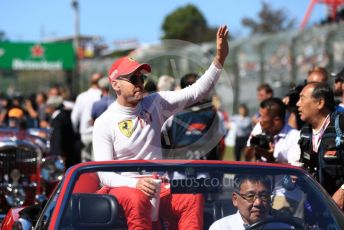 World © Octane Photographic Ltd. Formula 1 – Japanese GP - Drivers’ Parade. Scuderia Ferrari SF90 – Sebastian Vettel. Suzuka Circuit, Suzuka, Japan. Sunday 13th October 2019.