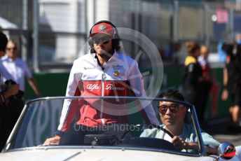 World © Octane Photographic Ltd. Formula 1 – Japanese GP - Drivers’ Parade. Alfa Romeo Racing C38 – Antonio Giovinazzi. Suzuka Circuit, Suzuka, Japan. Sunday 13th October 2019.