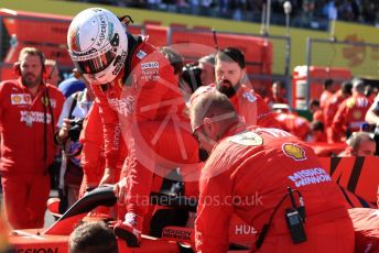 World © Octane Photographic Ltd. Formula 1 – Japanese GP - Grid. Scuderia Ferrari SF90 – Sebastian Vettel. Suzuka Circuit, Suzuka, Japan. Sunday 13th October 2019.