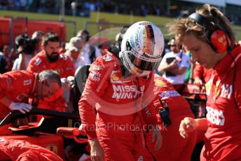 World © Octane Photographic Ltd. Formula 1 – Japanese GP - Grid. Scuderia Ferrari SF90 – Sebastian Vettel. Suzuka Circuit, Suzuka, Japan. Sunday 13th October 2019.