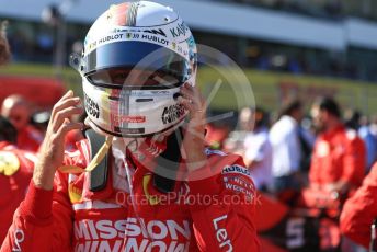 World © Octane Photographic Ltd. Formula 1 – Japanese GP - Grid. Scuderia Ferrari SF90 – Sebastian Vettel. Suzuka Circuit, Suzuka, Japan. Sunday 13th October 2019.