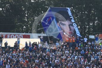 World © Octane Photographic Ltd. Formula 1 – Japanese GP - Grid. Fans in the grandstand with Pierre Gasly artwork. Suzuka Circuit, Suzuka, Japan. Sunday 13th October 2019.